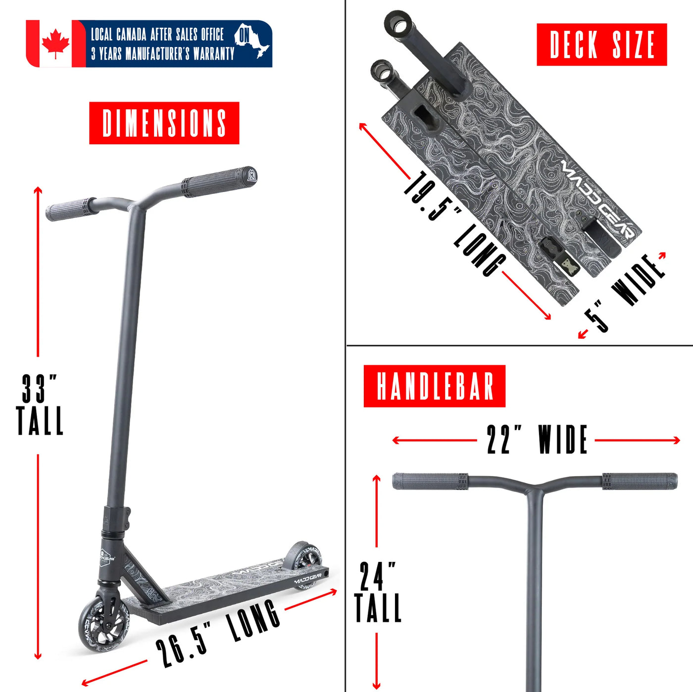 CARVE EXTREME TRICK SCOOTER - GRAY BLACK