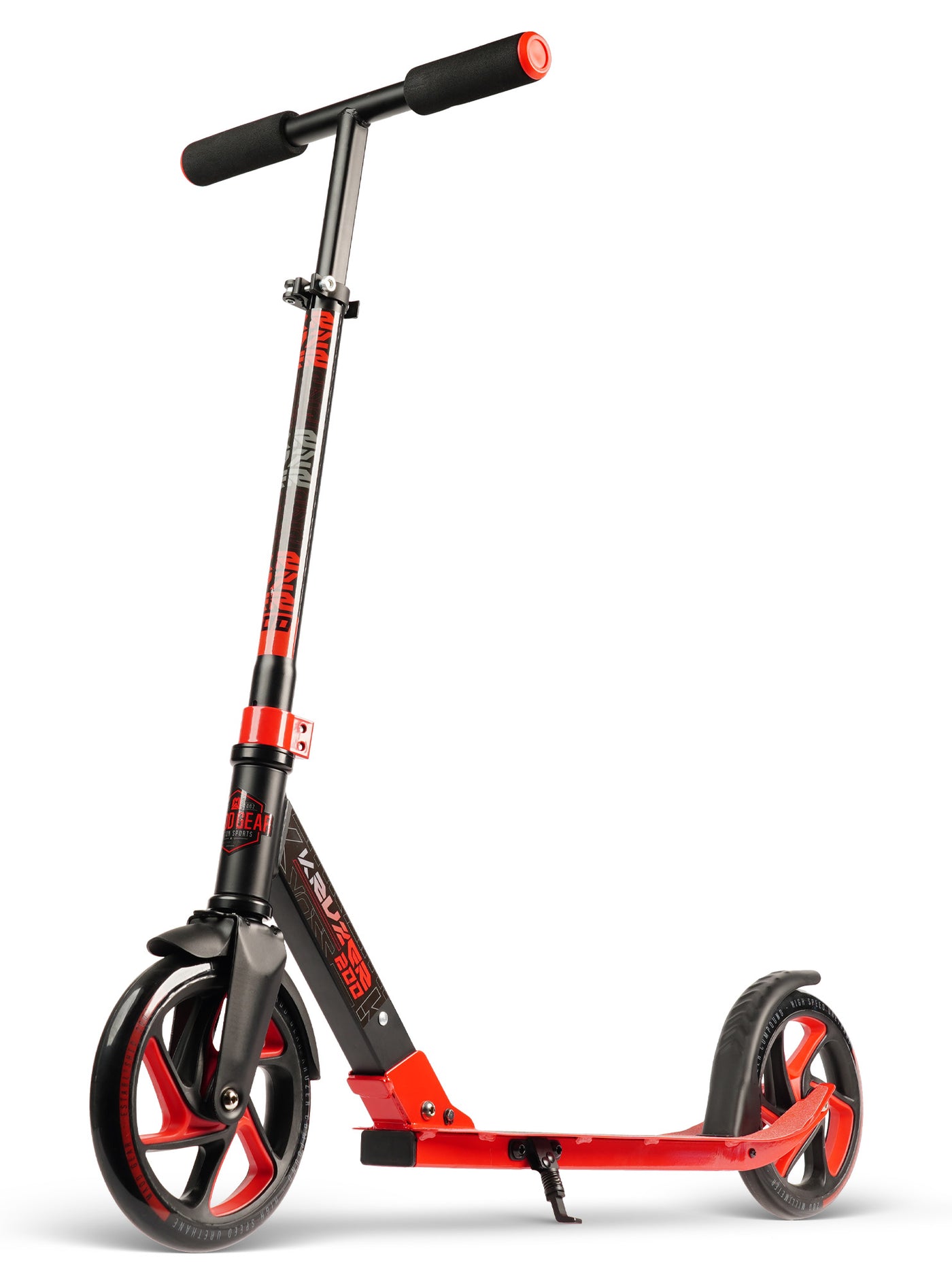 Madd Gear Razor Kruzer 200 Folding Adjustable Commuter Scooter Teens Adults Red 200mm A5 Lux Aluminum