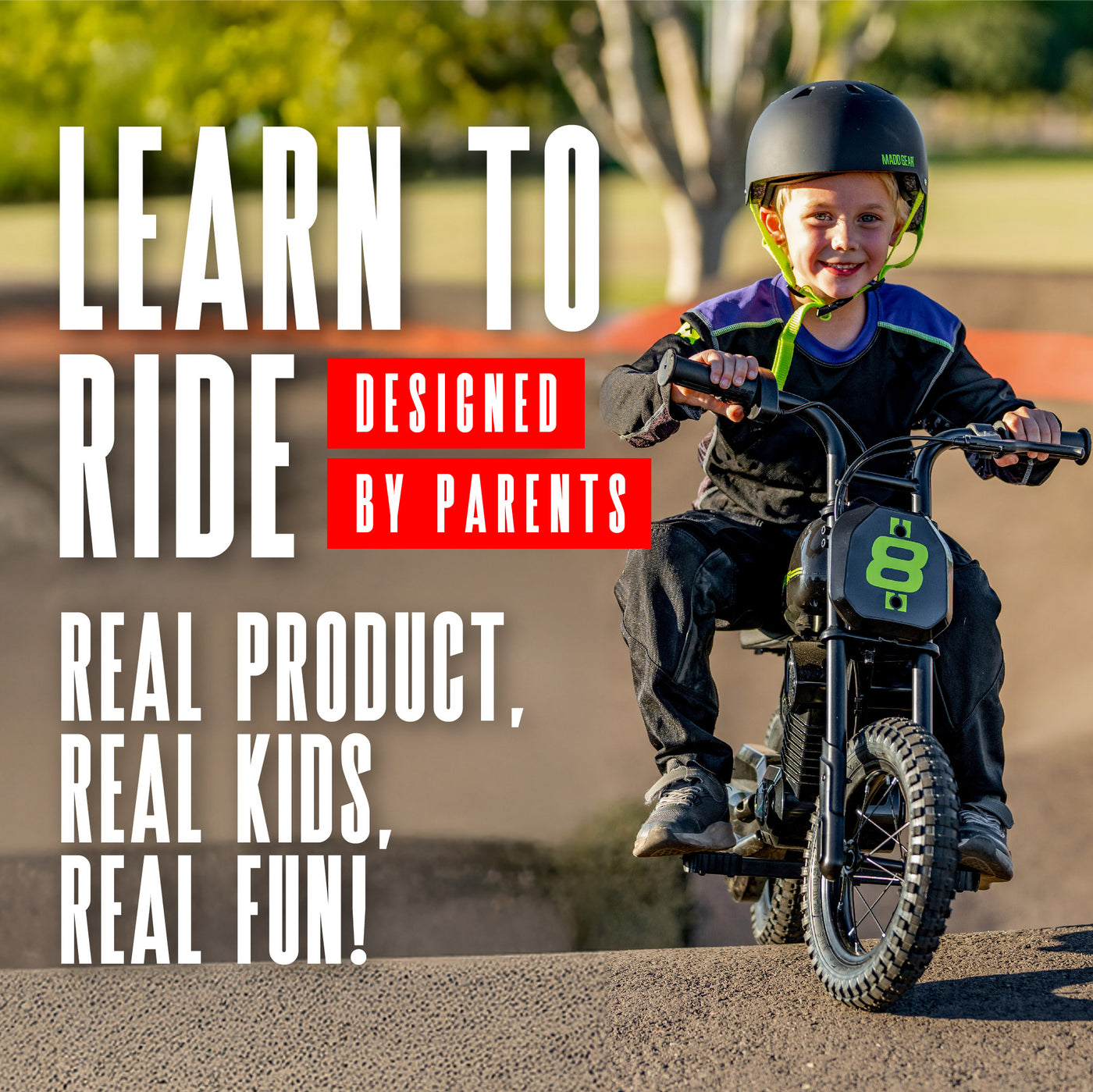 Madd Gear Madgear My 1st Mini Electric Dirt Bike Kids Boys Girls Razor Designed by Parents