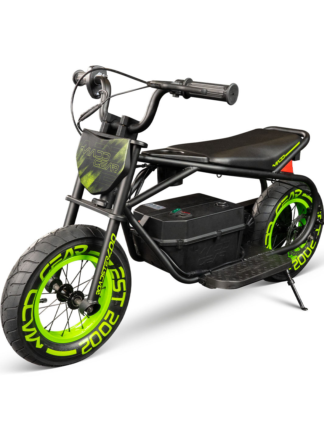 Madd Gear Madgear Electric Mini Bike Roadster 400 Kids Black Green Jetson