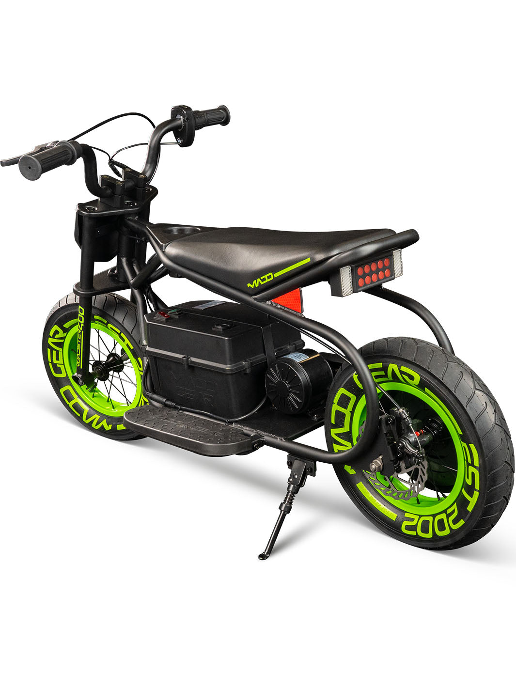 Madd Gear Madgear E-Bike Roadster 400 Electric Bike Black Green