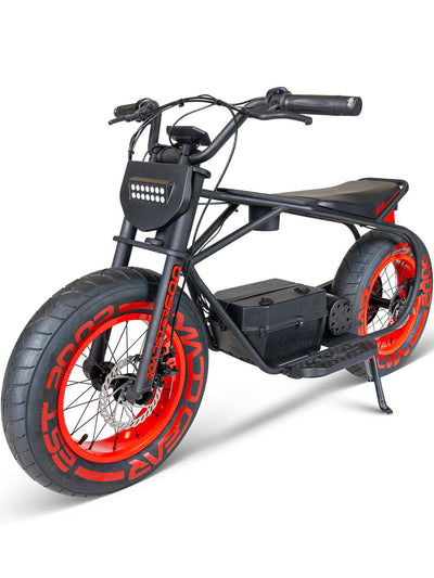 Madd Gear Madgear Electric Mini Bike Roadster 600 Kids Teens Adults Black Red Jetson