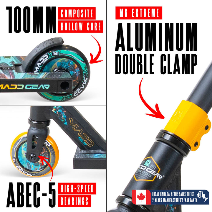 Madd Gear MG2 Obsidian Pro Scooter - DJ Rilla – Madd Gear Canada