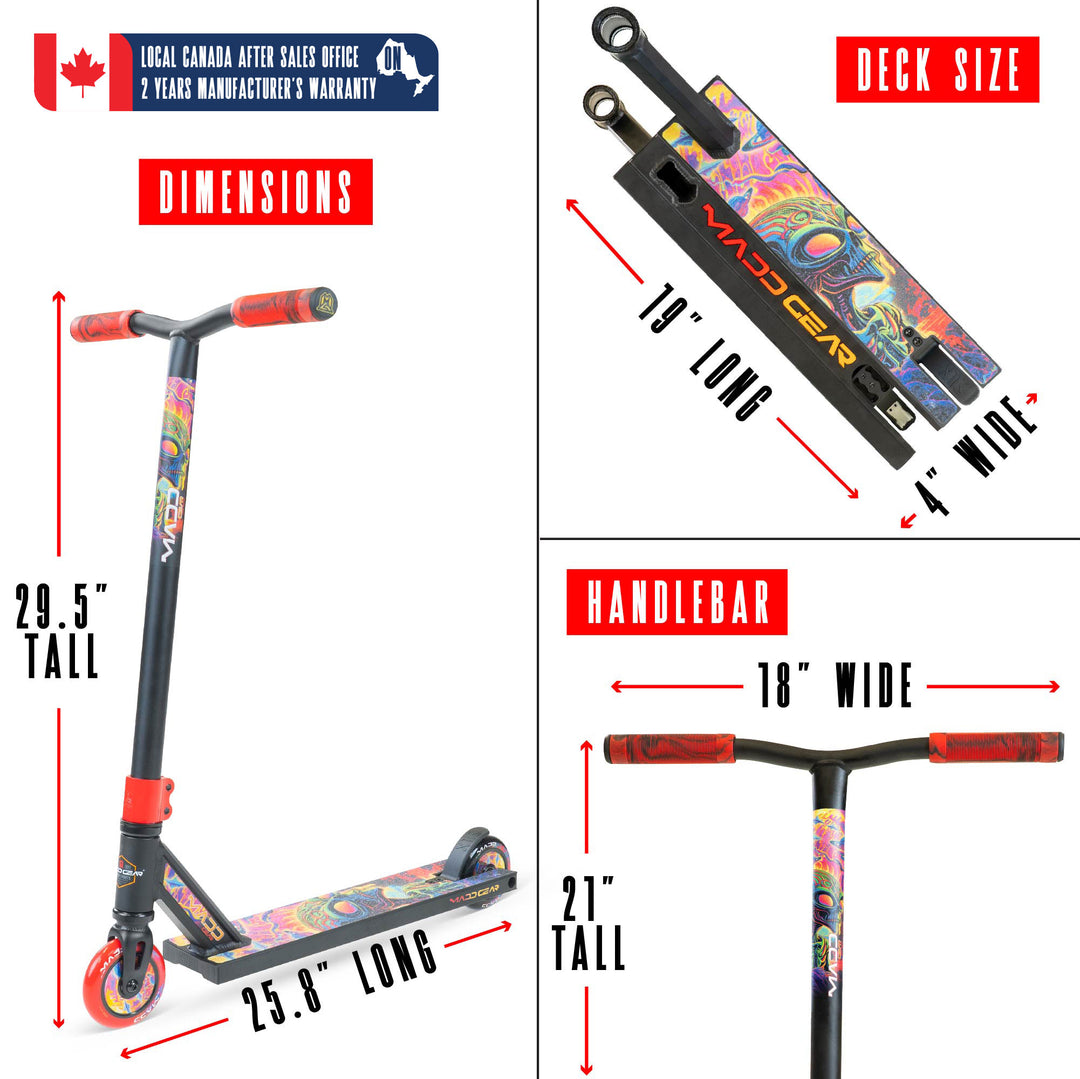 Madd Gear MG2 Obsidian Pro Scooter - Frenzy – Madd Gear Canada
