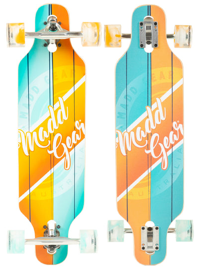madd gear mad dropthrough drop through longboard skateboard complete 31 inch boardwalk