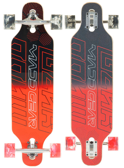 madd gear mad dropthrough drop through longboard skateboard complete 31 inch flux