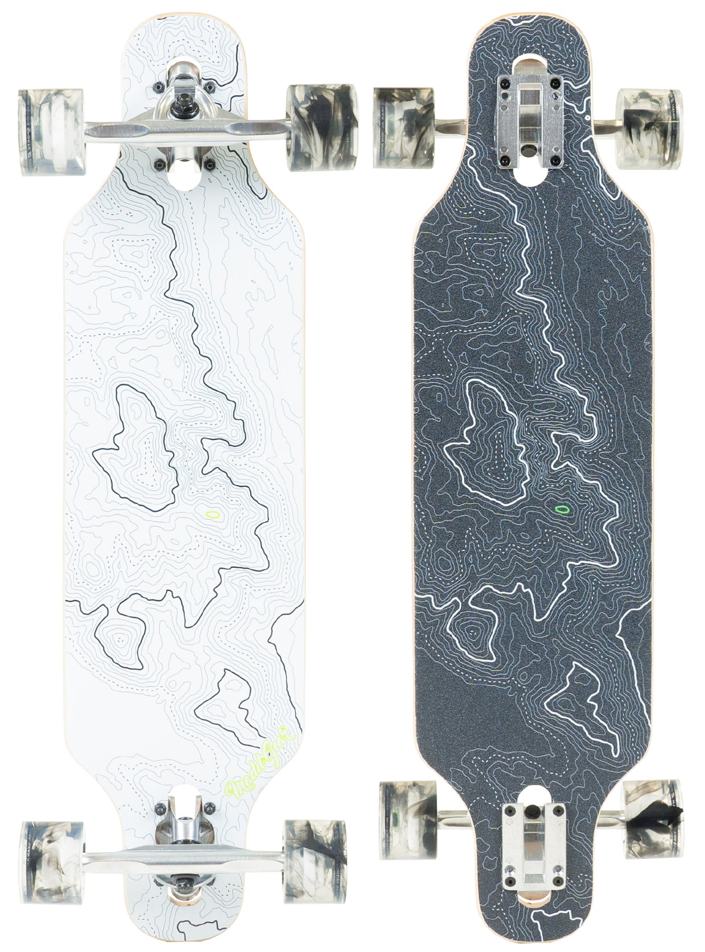 madd gear mad dropthrough drop through longboard skateboard complete 31 inch terrain topography