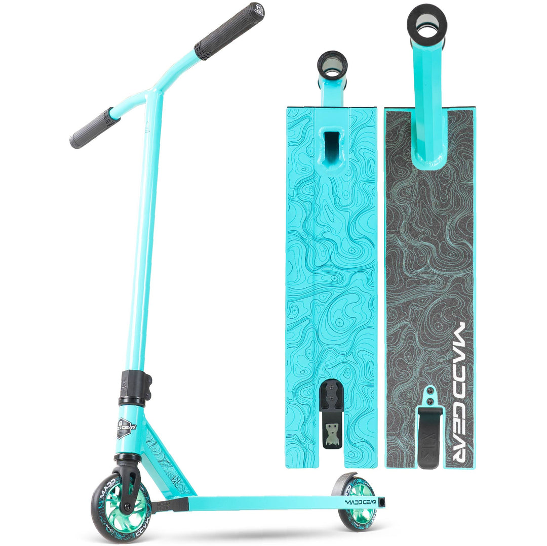 Madd Gear MG4 Titan Pro Scooter - Teal / Black – Madd Gear Canada