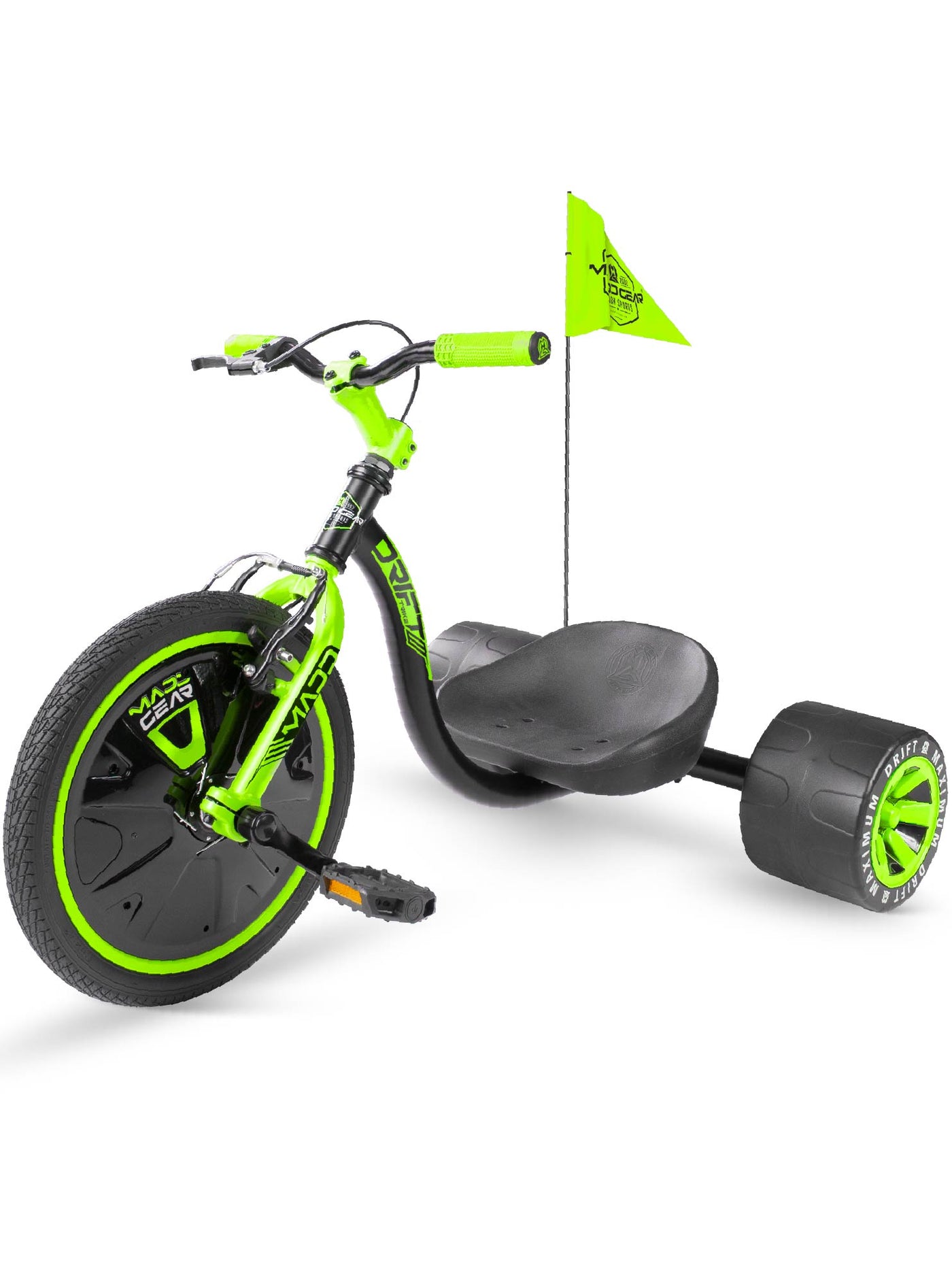 Madd Gear Drift Trike Huffy Green Machine Drifter Tricycle Kids Children Girls Boys Black Green MGP