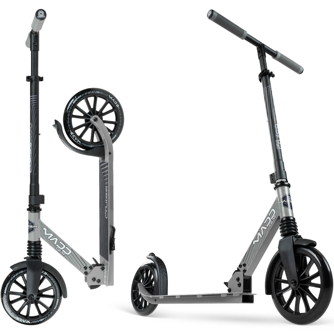 Madd Gear Metro Cruise 250 Folding Scooter - Gray / Black – Madd