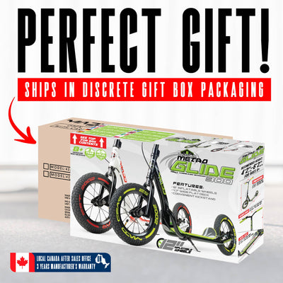 Madd Gear Commuter Scooter Adults Teens Kids Black Flashback Dirt Scooter Black Green Metro Glide 300 Perfect Gift
