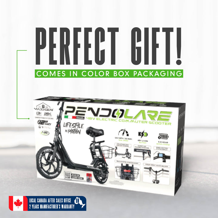 Madd Gear Pendolare Electric Folding Scooter - Red Pepper – Madd