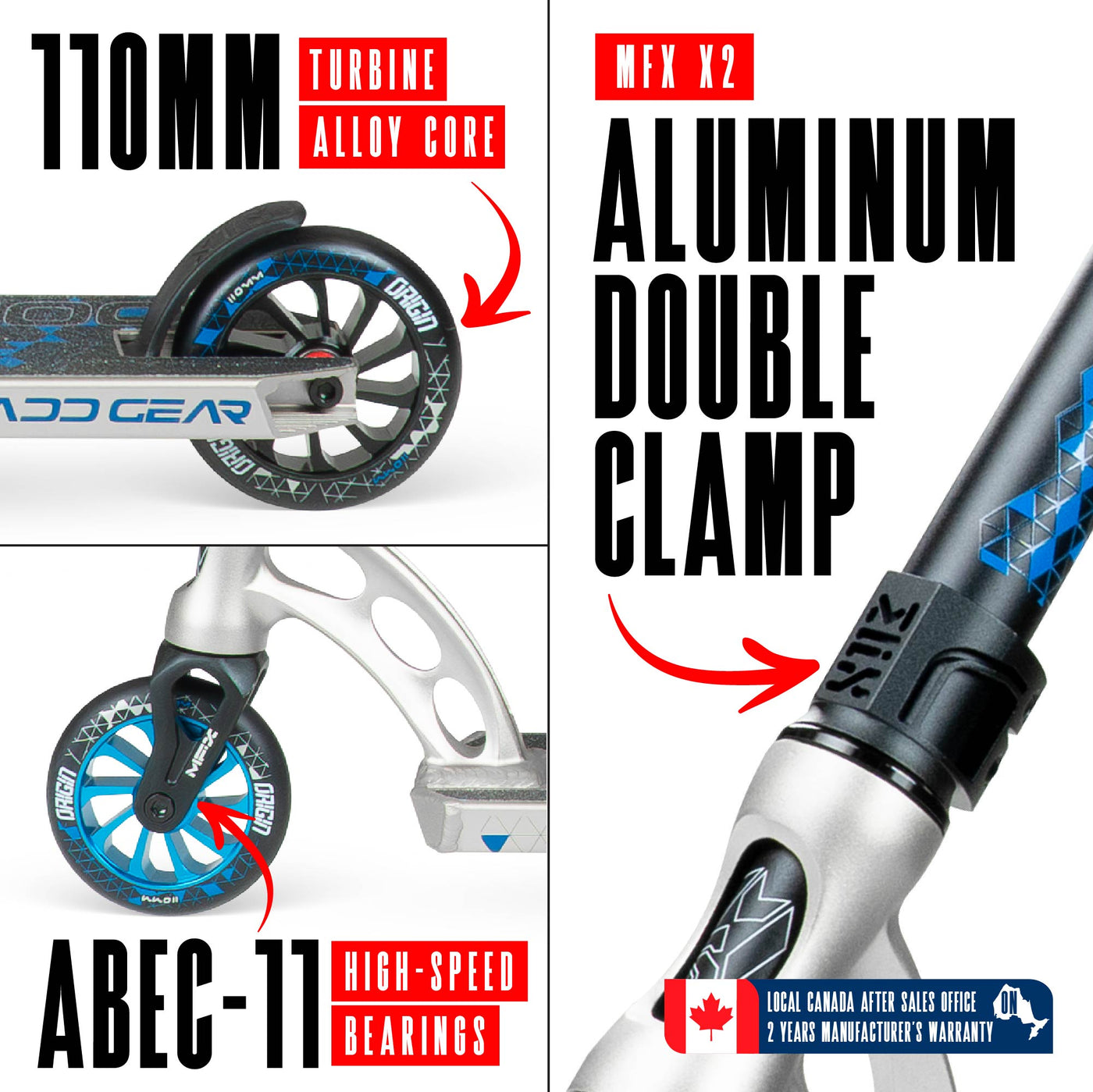 Madd Fun Madd Gear Origin 500 Pro Scooter - Scalene – Madd Gear Canada