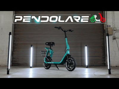 Madd Gear MG Pendolare 300 Electric Scooter Teal Teens Adults Foldable Height Adjustable