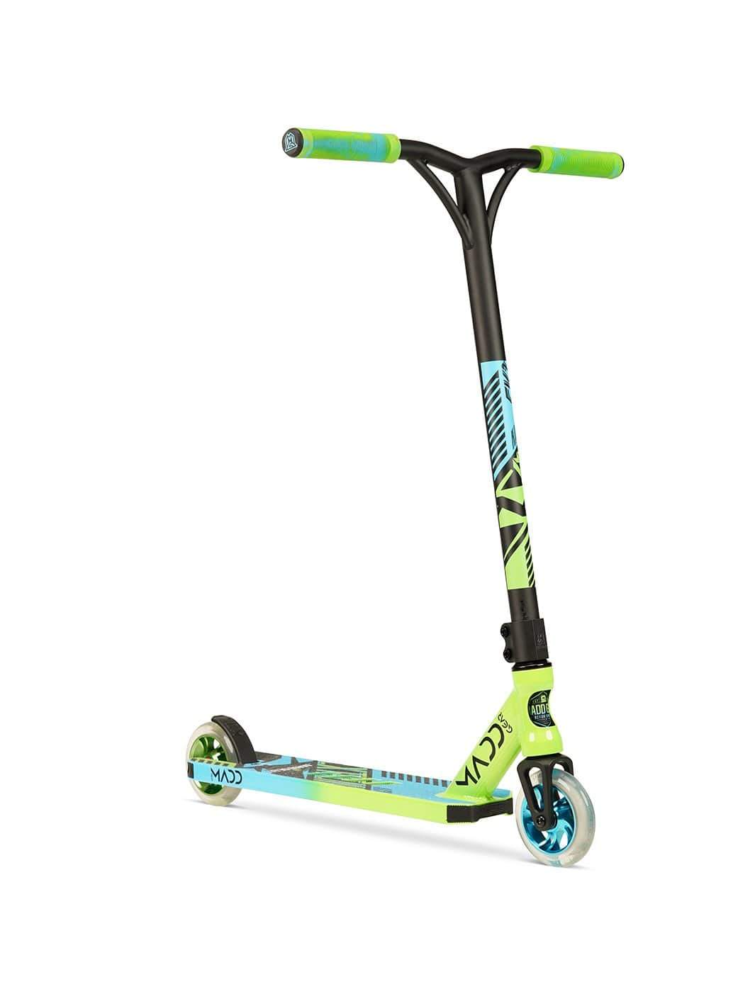 Madd Gear MGP Kick Extreme Stunt Scooter Complete High Quality Razor Pro Trick Skate Park Mad Green Blue