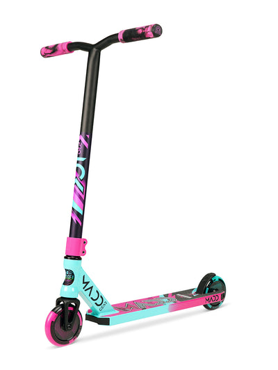 Madd Gear Kick Pro Stunt Scooter Teal Pink Complete Strong Quality