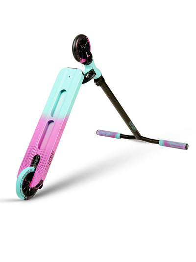 Madd Gear MGP Origin Pro Teal Pink Complete Scooter Deck