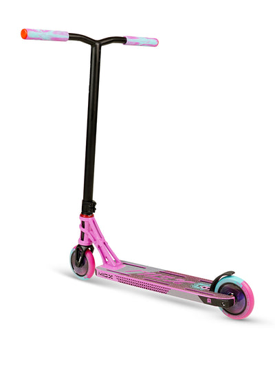 Madd Gear MGP MGX Pro P2 Stunt Scooter Pink Teal Complete Wheels