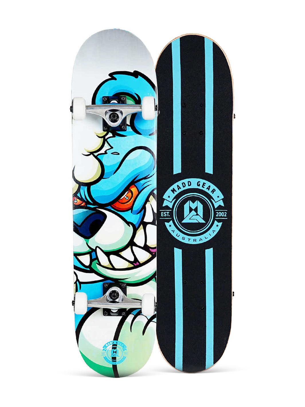 Madd Gear Complete Skateboard Deck Kids Quality Blue White